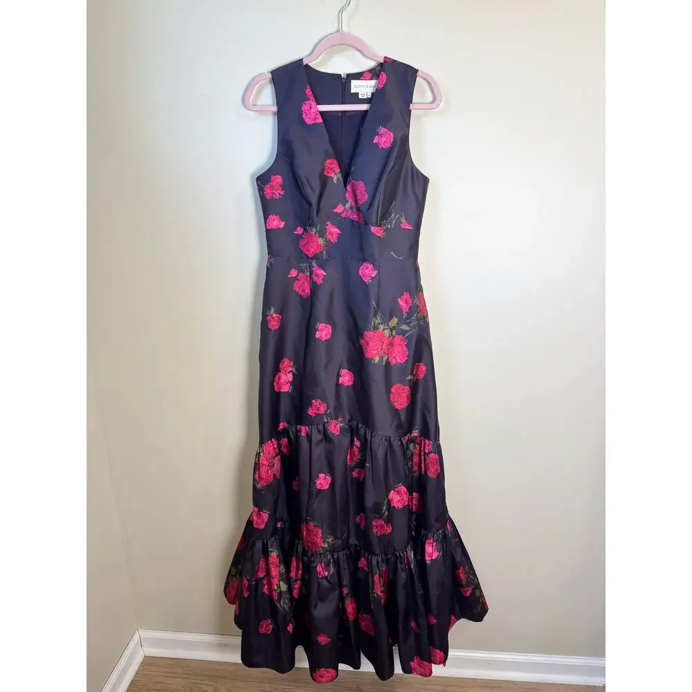 NEW NWT Sachin + Babi Rori Tiered Sleeveless Floral Print Dress Size 8 - Picture 2 of 8